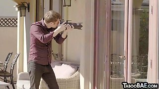 Inked cutie pussybanged by lucky dude