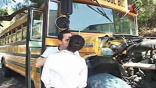 The Bus to school turns into a place of Sin and Orgasm !!! -