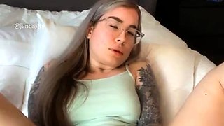 Sexy teen ebony solo toy masturbation