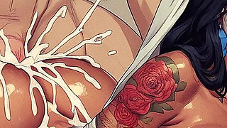 Slut Bride Girl Hard Sex, Curvy Woman with Big Tits Sucking Big Dick, Slave Woman,bdsm