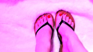 FemaleAgent MILF indulges studs foot fetish