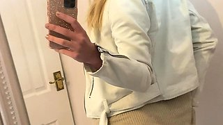 Small titted babe toys her pussy on webcam