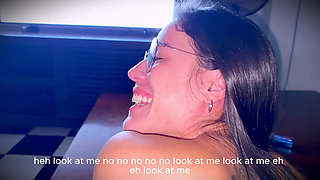 Homemade Anal on the Checkered Floor - Creampie and Piss After