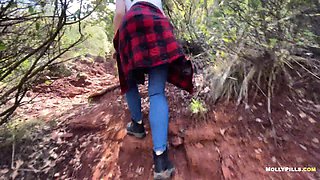 Cowgirl Fucked In Beautiful Nature Hike Pov - Sex Movies Featuring Molly Pills