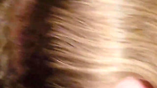 I Fucked a Hot Busty Blonde's Mouth in the Sauna and Spanked Her with a Broom