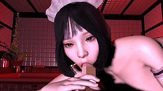 3D Huge Boobs Japanese Slut Have a Hardcore Sex with Big Cock