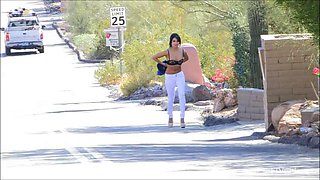 Jazmin in public: Babe, Xhamster  Striptease Porn