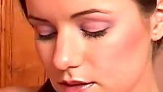 Perfect Shaved Pussy Hot Brunette Teen Hard Masturbation