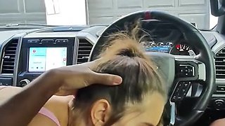 Jadeteen Teases POV Big Black Dick Car Passion