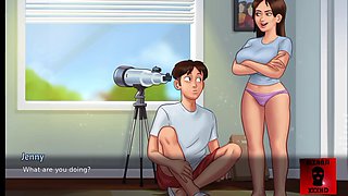 Animation sex, pawing, looking