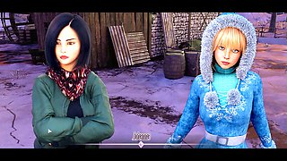 Summertime Saga 3D adventure with Misskitty2k in a meet and fuck scenario