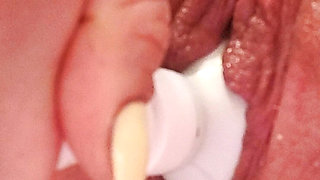 Up close of my BIG HOLE