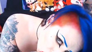 Punk Chick Masturbates Her Pierced Cunt