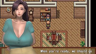 Fantasy zombie milf hentai with big boobs and a twist