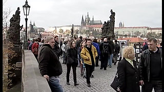 Sexy blonde bi ass fucking party