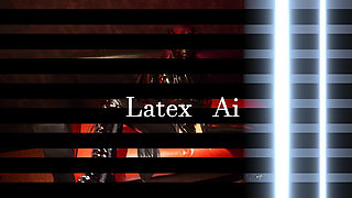 Latexcatsuit and Gasmask Solo