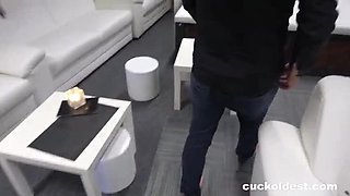MILF Wife Spitroasted Hard in Threesome - Blowjob & Doggystyle Action