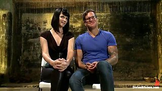 Bobbi Starr & Maitresse Madeline Hard Femdom Pegging - Horny Blowjob Handjob BDSM Submission