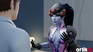 Overwatch Slut Widowmaker Anal Fuck 3D Animation