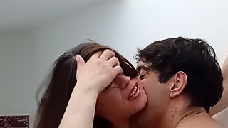 stepfather eats his wife&#039;s daughter, while the cuckold works the husband eats his daughter