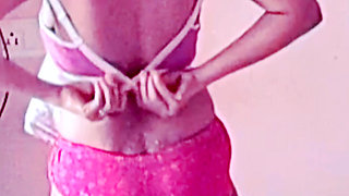 My Big tits Married  Exgirlfriend sent her Dress changing video