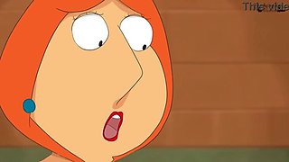 Family Guy Hentai - Lois Can't Wait! Anal & Blowjob Toilet Sex