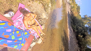 I can't believe friends wife got naked and let me cum in her ass on camping trip while husband was out fishing