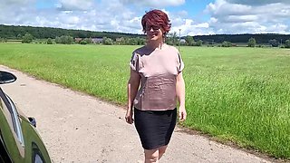 Deepthroating and Outdoor Creampiefuck and Pee