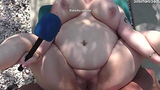 Shameless BBW mind-blowing adult clip