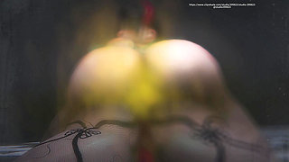 B034 Shrinking Man Sandwiched Between Two Giantess Butts Big Ass Fart Domination