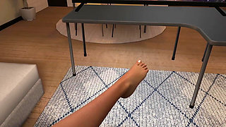 WHAT IS MY STEPMOM DOING? The filthy slut grabs my cock.