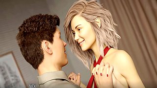 Innocent striptease by RedLady2K at the University of Troubles