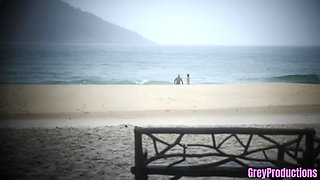 Public Beach Fuck -- Vow Renewals and Cum on My Face