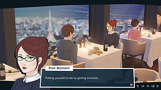 Quickie a Love Hotel Story: Professor Giving Foot Job to Her Student in the Restaurant He Busted Nut in His Pants - Episode 6