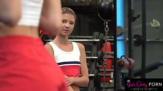 Gina Gerson Lesbian Passion - Blonde Petite Fucks Tall European Girl