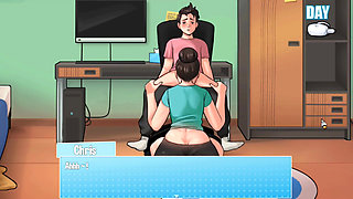 Hentai Game - House Chores - Foursome with the Ladies