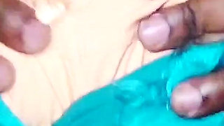 Sexy Hot Aunty Seduced Her Boyfriend with Her Boobs