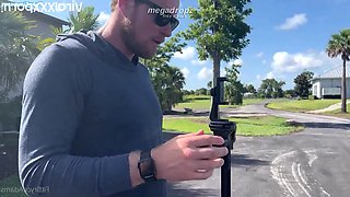 Bryce Adams Teases Hard Sex Car Pound Action