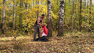 Lonely and Scared Fucked in the Woods