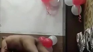 Indian GIRLFRIEND Fuckbox Pummeled Stiff On Her B-day