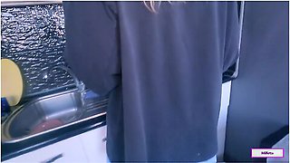 Stepmom Pretends Not To Notice Stepsons Harassment But In The End Lets Fuck Pussy And Cum Inside