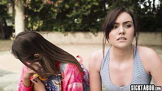 Popular teenager shagged her tempting friend