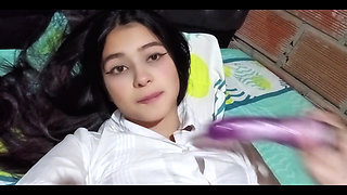 Hot College Girl Masturbating After Class (real Homemade)