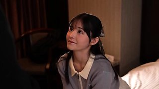 Amateur Asian made fucked in hairy pussy