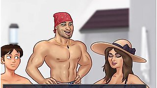 Summertime Saga V0.20.5 - Pt.253 - Foot Massage And High Sexual Appeal With Car Toon