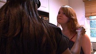 Big boobs black lesbian candice and nyomi lick pussy