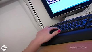 Naughty Secretary Learns Big Cock Discipline