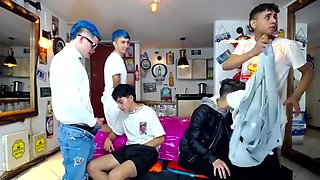 Sexy Twinks Group Camboys Room Fuck Sex Show Cam Porn Tube