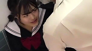 College Girls: Footage of Sex in the Restroom 3-4