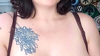 Boob play and asmr (I love you, I'm glad you're home)